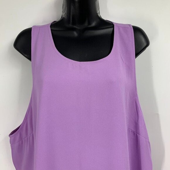 Leith‎ Women's Racerback Shift Crewneck Sleeveless Flowy Tank Dress Size XXL - Picture 3 of 12